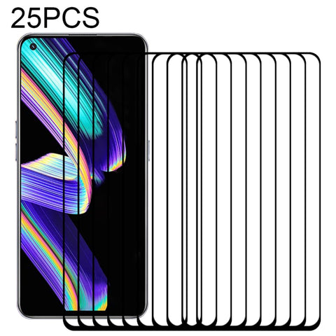 Per OPPO Realme GT Neo / GT Neo Flash / GT Neo2T 25 PCS Pellicola in vetro temperato a schermo intero con colla completa, Per OPPO Realme GT Neo / GT Neo Flash / GT Neo2T (25 PCS)