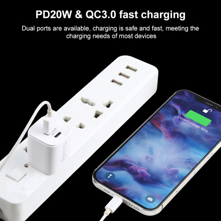 20W QC3.0 + PD Quick Charger with Multiple Plug Options