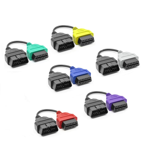 Cavo Adattatore OBD per Scansione ECU Fiat - 6 Colori Disponibili