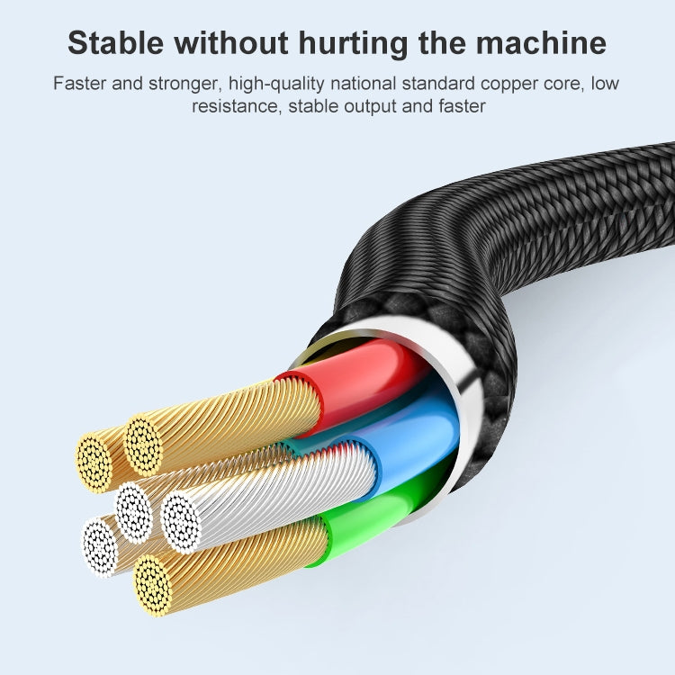 20W USB-C to 8 Pin Elbow Mobile Phone Data Cable - 1m/2m