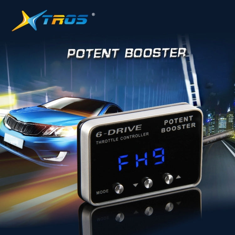 TROS TS-6Drive Potent Booster Electronic Throttle Controller, For Toyota Wish 2010-, For Toyota Wigo 2017-, For Toyota Agya 2018-, For Toyota Rush 2018-...