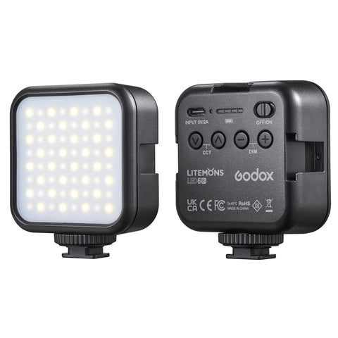 Godox LED-6BI LED Luce per riprese video, LED-6BI