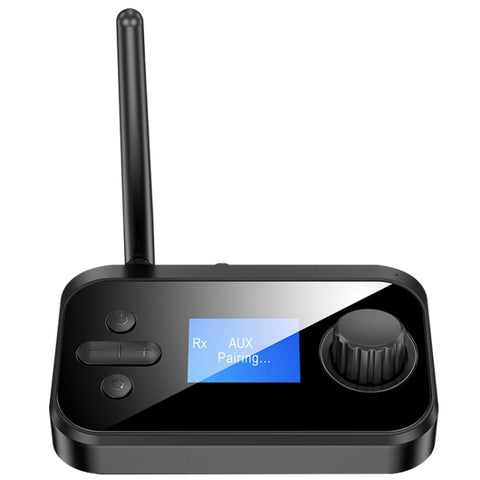 Adattatore Audio Bluetooth 5.0 C41 con Fibra Ottica e Schermo LCD - 3