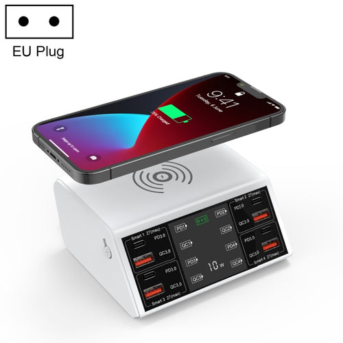 100W 9-in-1 USB-C Wireless Charger with Smart Display