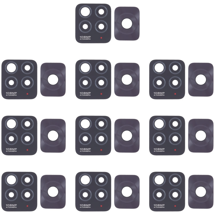 10 PCS Back Camera Lens for Xiaomi Redmi & Note Series