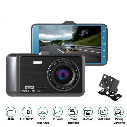 anytek-a60-auto-schermo-ips-da-4-pollici-hd-1080p-registratore-di-guida-adas-con-doppia-fotocamera-grandangolare-da-170-gradi-a60 - immagine 1