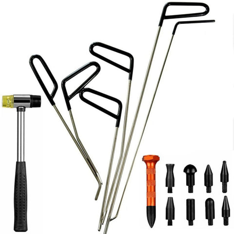 Q1 16 in 1 Kit di aste per ganci per rimozione ammaccature senza vernice per auto, Q1 16 in 1