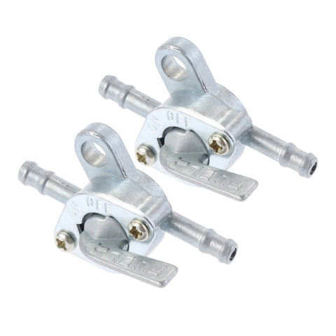 Interrupteur de carburant de la valve de l'essence du moteur du moteur de moto à 8 pièces 6mm, interrupteur de réservoir de carburant