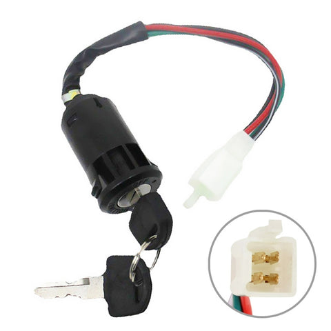 Ensemble d'interruttori a chiave di accensione con spina maschio pour motocross de 5 personnes pour ATV 50cc-250cc, pour ATV 50cc-250cc