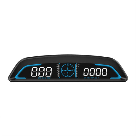 Contachilometri GPS HD HUD 5,5 pollici per auto G3 con allarme