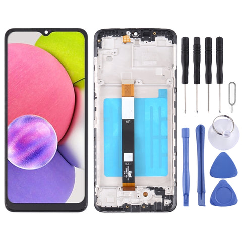 Schermo LCD e digitalizzatore Assemblaggio completo con cornice, For Samsung Galaxy A03s SM-A037U US Edition, For Samsung Galaxy A02s SM-A025F, For Samsung Galaxy A03 SM-A035F, For Samsung Galaxy A03s SM-A037F, For Samsung Galaxy A03s SM-A037G/A037M���...