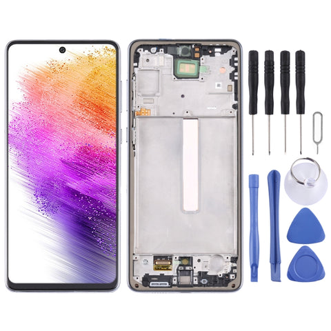 Schermo LCD originale e digitalizzatore Assemblaggio completo con cornice, For Samsung Galaxy A73 5G SM-A736B, For Samsung Galaxy A53 5G SM-A536B, For Samsung Galaxy A13 5G SM-A136U, For Samsung Galaxy A12 Nacho, For Samsung Galaxy A23 SM-A235F��������...