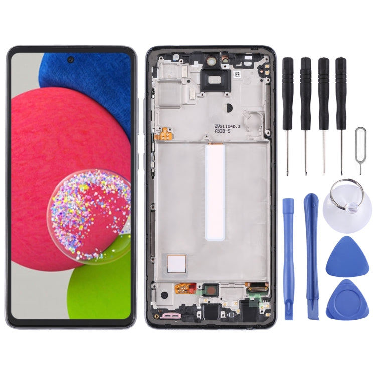 Original LCD Screen and Digitizer Full Assembly with Frame, For Samsung Galaxy A73 5G SM-A736B, For Samsung Galaxy A53 5G SM-A536B                      ...