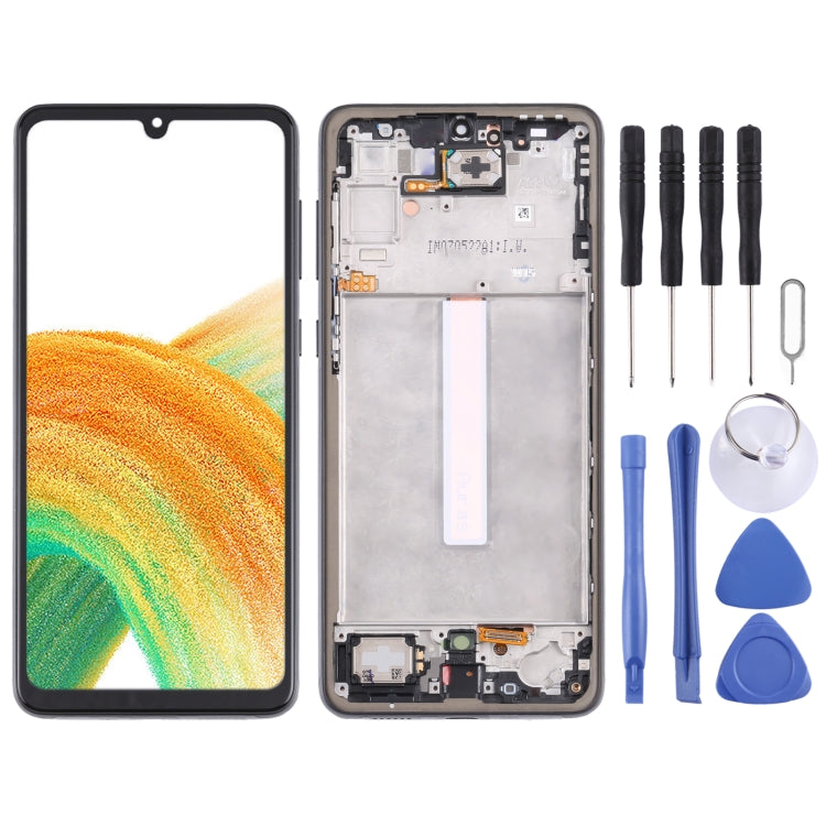 Original LCD Screen and Digitizer Full Assembly with Frame, For Samsung Galaxy A73 5G SM-A736B, For Samsung Galaxy A53 5G SM-A536B                      ...