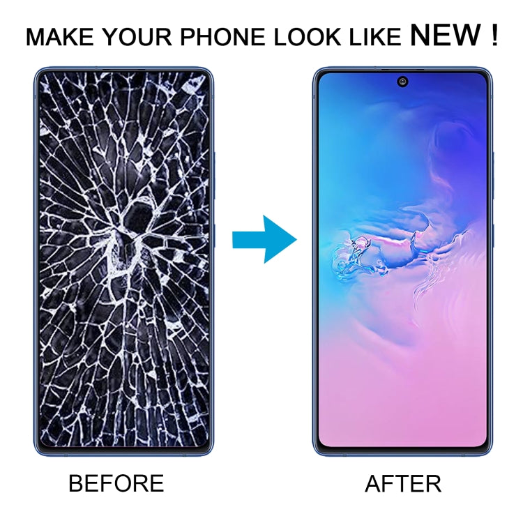 Incell Material LCD Screen and Digitizer Full Assembly (Not Supporting Fingerprint Identification), For Samsung Galaxy S10 Lite(Incell)                 ...