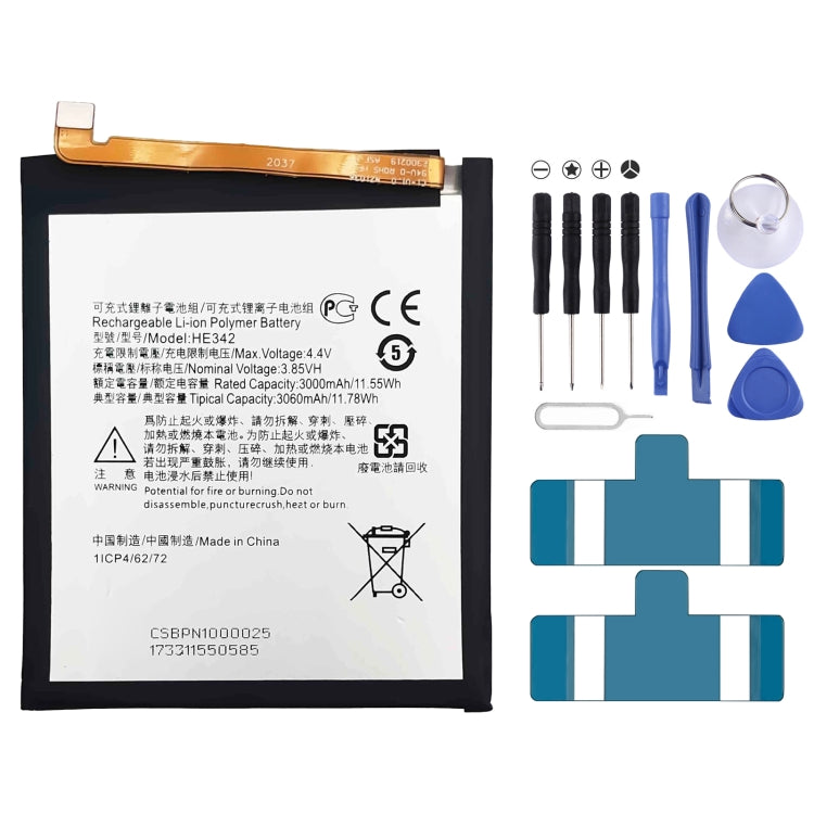 Li-Polymer Battery Replacement For, HE330, HE346, HE345, HE351, HE341, HE342, HE354, HE363, LC-620, HE377, WT242, WT330, WT340, WT240, LC-440, HQ430, HQ...