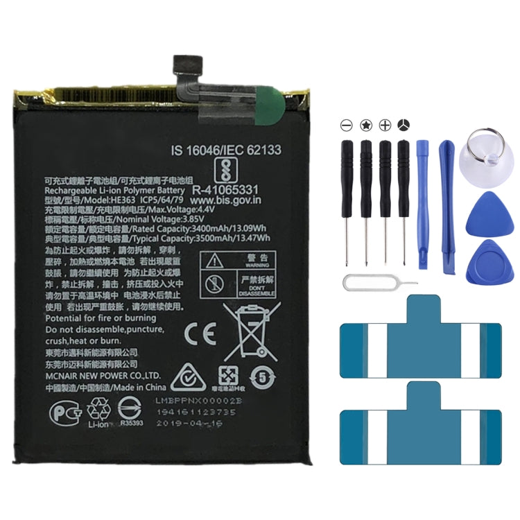 Li-Polymer Battery Replacement For, HE330, HE346, HE345, HE351, HE341, HE342, HE354, HE363, LC-620, HE377, WT242, WT330, WT340, WT240, LC-440, HQ430, HQ...