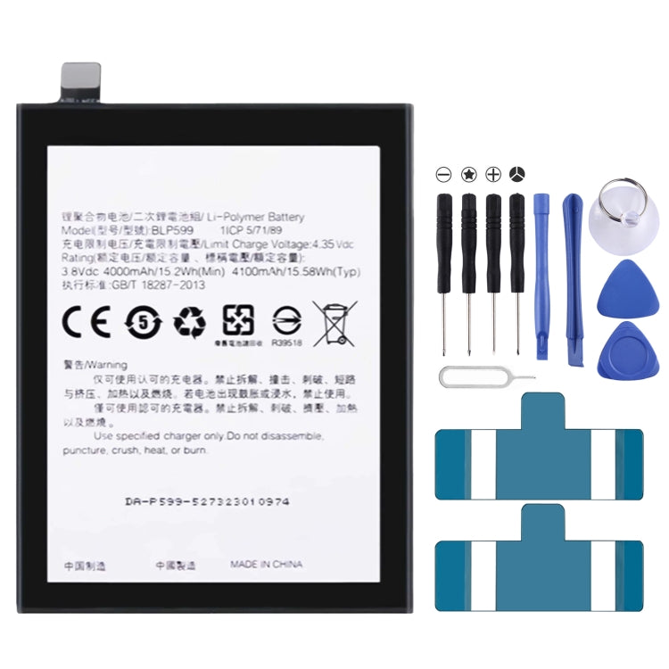 BLP855 4500 mAh Li-Polymer Battery Replacement For OPPO Reno6 Pro 5G / K9 Pro, BLP595, BLP603, BLP599, BLP611, BLP609, BLP621, BLP623, BLP635, BLP643   ...