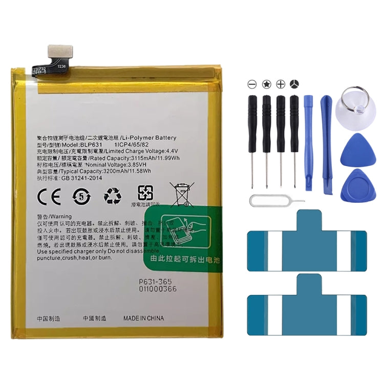 BLP855 4500 mAh Li-Polymer Battery Replacement For OPPO Reno6 Pro 5G / K9 Pro, BLP595, BLP603, BLP599, BLP611, BLP609, BLP621, BLP623, BLP635, BLP643   ...