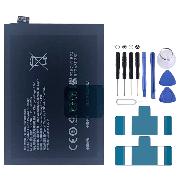 BLP855 4500 mAh Li-Polymer Battery Replacement For OPPO Reno6 Pro 5G / K9 Pro, BLP717, BLP711, BLP737, BLP735, BLP727, BLP755, BLP769, BLP767, BLP783   ...