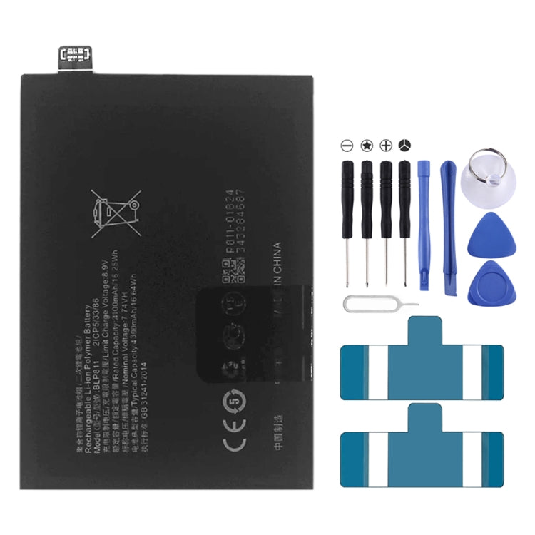 BLP855 4500 mAh Li-Polymer Battery Replacement For OPPO Reno6 Pro 5G / K9 Pro, BLP717, BLP711, BLP737, BLP735, BLP727, BLP755, BLP769, BLP767, BLP783   ...
