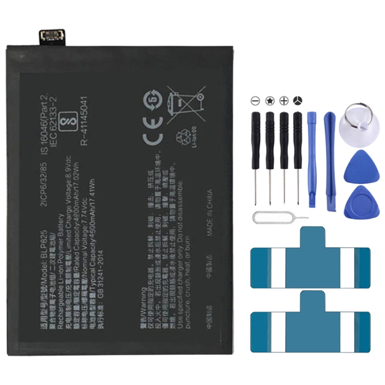 BLP855 4500 mAh Li-Polymer Battery Replacement For OPPO Reno6 Pro 5G / K9 Pro, BLP717, BLP711, BLP737, BLP735, BLP727, BLP755, BLP769, BLP767, BLP783   ...