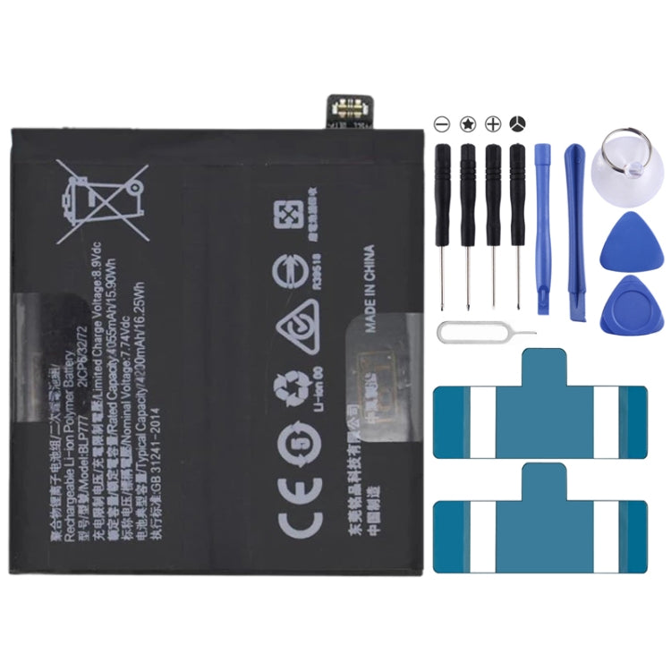 BLP855 4500 mAh Li-Polymer Battery Replacement For OPPO Reno6 Pro 5G / K9 Pro, BLP805, BLP851, BLP831, BLP851 For OPPO F19 / F19s, BLP757, BLP751, BLP73...