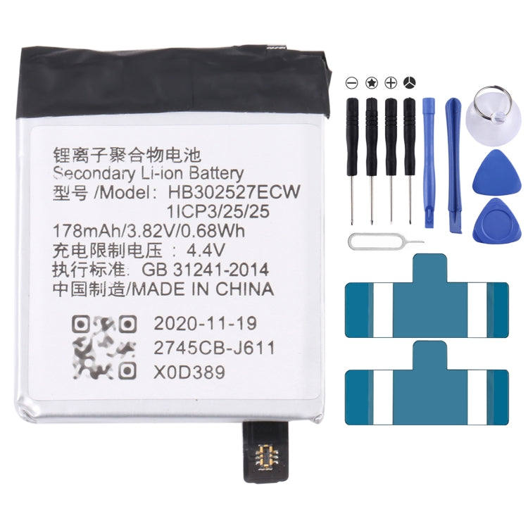 220mAh PL402022H Li-Polymer Battery Replacement For Huami Amazfit GTS 2/GTS 2 Mini A2010, 380mAh EB-BR760ABE, 236mAh EB-BR500ABU, 340mAh  EB-BR820ABY   ...