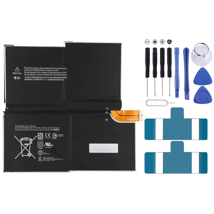 For Microsoft Surface Book 2 15 inch 1793 1813 3070mAh Li-Polymer Battery, 42.2WH 5547mAh, 7.5V 2387mAh, DYNH01, 42WH 5676mAh, DYNR01 5087mAh           ...