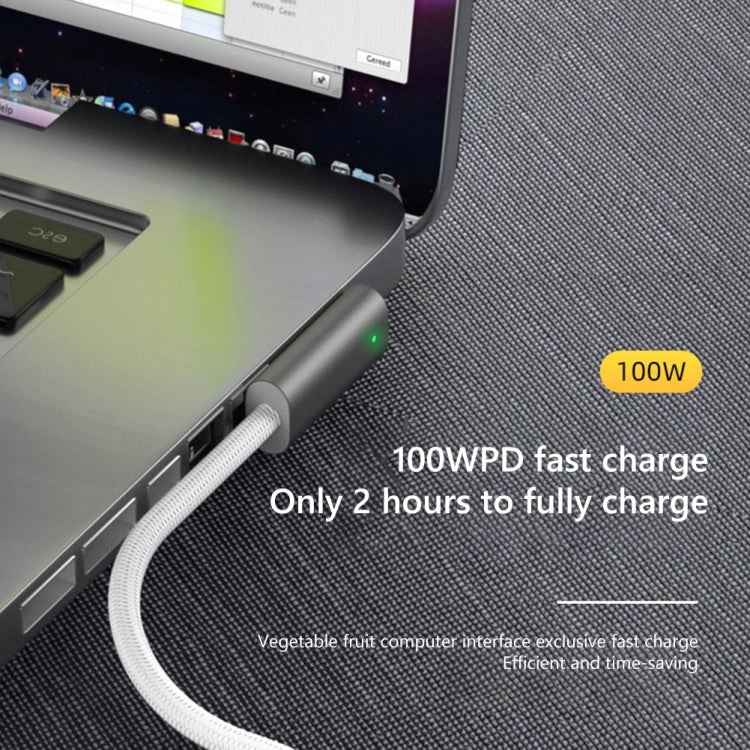 cavo-di-ricarica-da-magsafe-2-a-forma-di-t-a-usb-c-type-c-pd-da-100-w-a-5-pin-lunghezza-cavo-18-m-magsafe-2-t-shaped - immagine 11