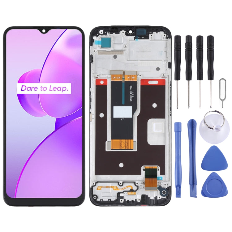 LCD Screen and Digitizer Full Assembly with Frame, For Realme C35 RMX3511, For Realme C31 RMX3501, For TCL 30E / 30 SE, For TCL 30 T676H / 30 5G T776H  ...