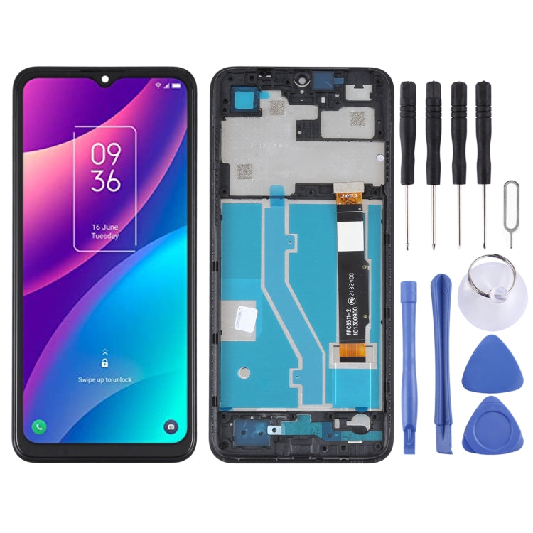 LCD Screen and Digitizer Full Assembly with Frame, For Realme C35 RMX3511, For Realme C31 RMX3501, For TCL 30E / 30 SE, For TCL 30 T676H / 30 5G T776H  ...