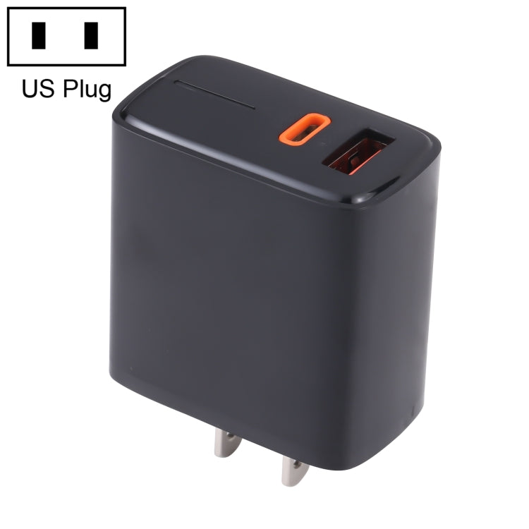 20W Fast USB Charger with Type-C and QC 3.0 for US Plug