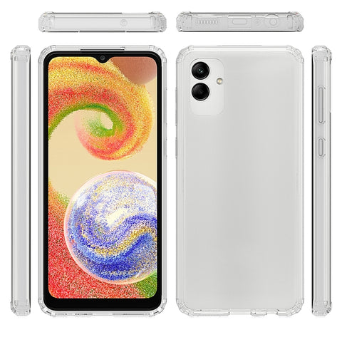 Per Samsung Galaxy A04 4G Custodia per telefono in TPU acrilico antigraffio, Per Samsung Galaxy A04 4G