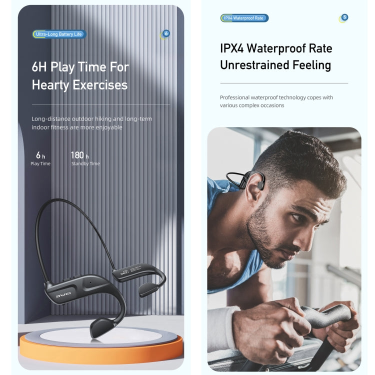 cuffie-wireless-sportive-awei-a889-pro-a-conduzione-aerea - immagine 4