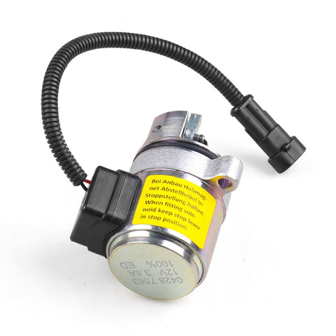 Elettrovalvola di arresto carburante per motore Deutz 04287583 04287116, 04287116