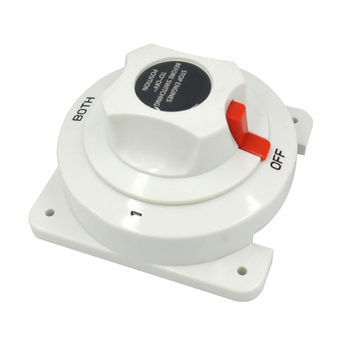Interruttore di spegnimento della batteria dello yacht per camper da 300 A. Interruttore di protezione marina a quattro velocità, Power Off Switch(White)