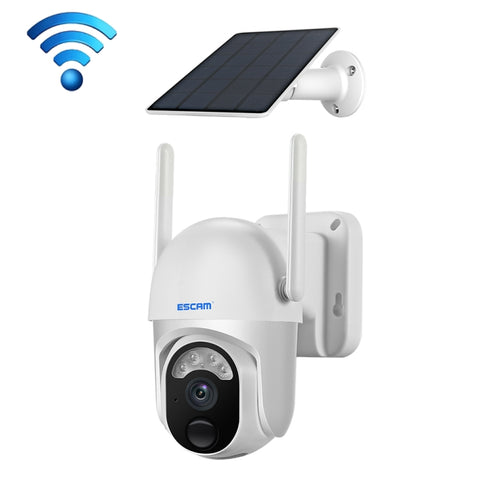 ESCAM QF103 3MP Cloud Storage PT WIFI Alarme PIR Télécaméra IP avec panneau solaire Prise en charge de la batterie Vision nocturne et audio bidirectionnelle, QF103