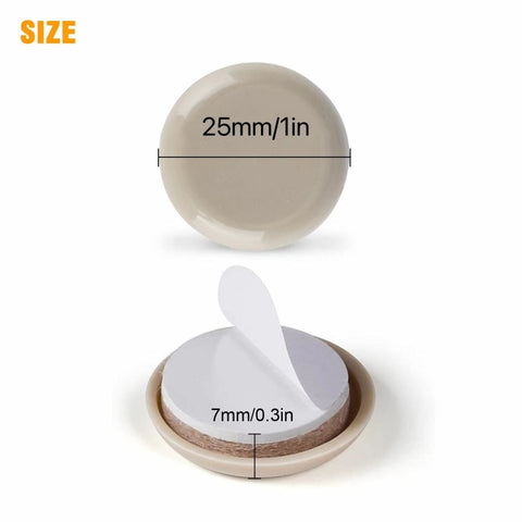 Sedie da tavolo rotonde 32 in 1 da 25 mm Tappetino antiscivolo, 32 in 1 25mm
