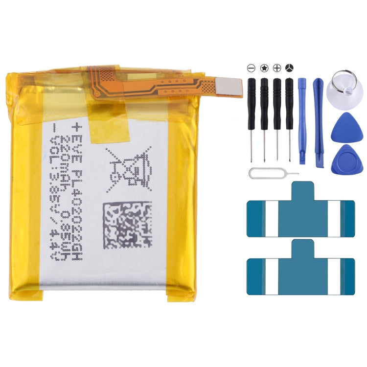 For Samsung Gear Live SM-R382 300mAh EB-BR382ABE Battery Replacement, For SONY Smart Watch 3, For HUAMI AMAZFIT GTS 2 / GTS 2 Mini, For Amazfit GTR 2 / ...