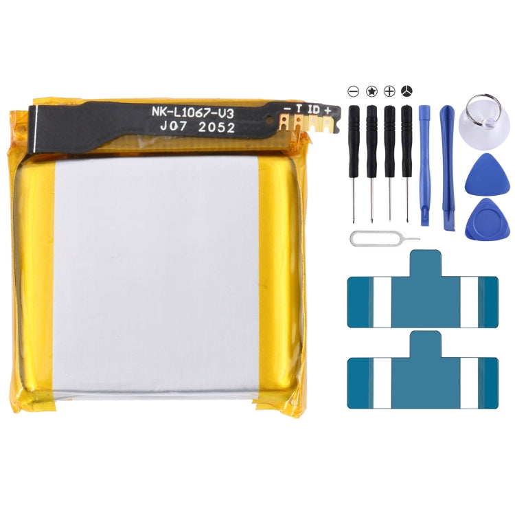 For Samsung Gear Live SM-R382 300mAh EB-BR382ABE Battery Replacement, For SONY Smart Watch 3, For HUAMI AMAZFIT GTS 2 / GTS 2 Mini, For Amazfit GTR 2 / ...