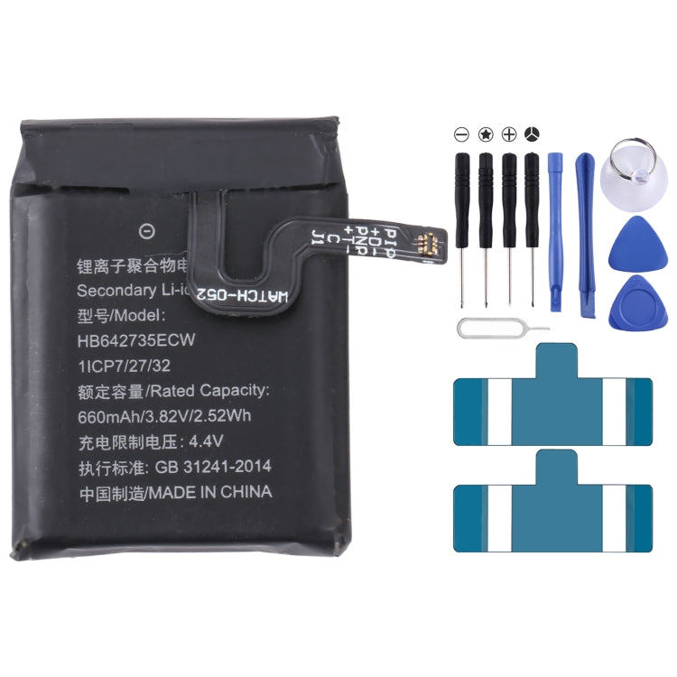 For Samsung Gear Live SM-R382 300mAh EB-BR382ABE Battery Replacement, For SONY Smart Watch 3, For HUAMI AMAZFIT GTS 2 / GTS 2 Mini, For Amazfit GTR 2 / ...