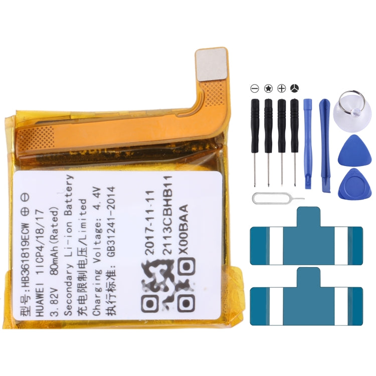 For Samsung Gear Live SM-R382 300mAh EB-BR382ABE Battery Replacement, For SONY Smart Watch 3, For HUAMI AMAZFIT GTS 2 / GTS 2 Mini, For Amazfit GTR 2 / ...