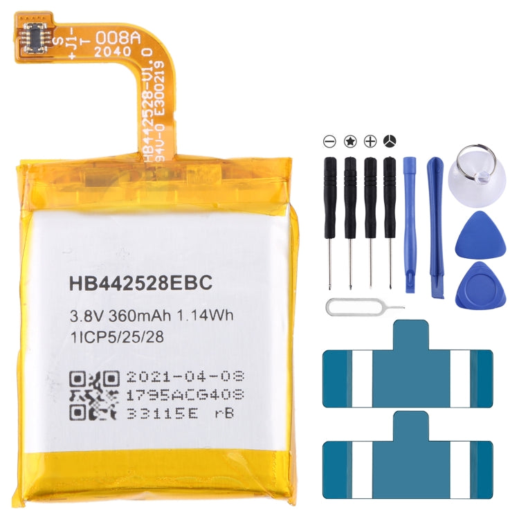 For Samsung Gear Live SM-R382 300mAh EB-BR382ABE Battery Replacement, For SONY Smart Watch 3, For HUAMI AMAZFIT GTS 2 / GTS 2 Mini, For Amazfit GTR 2 / ...