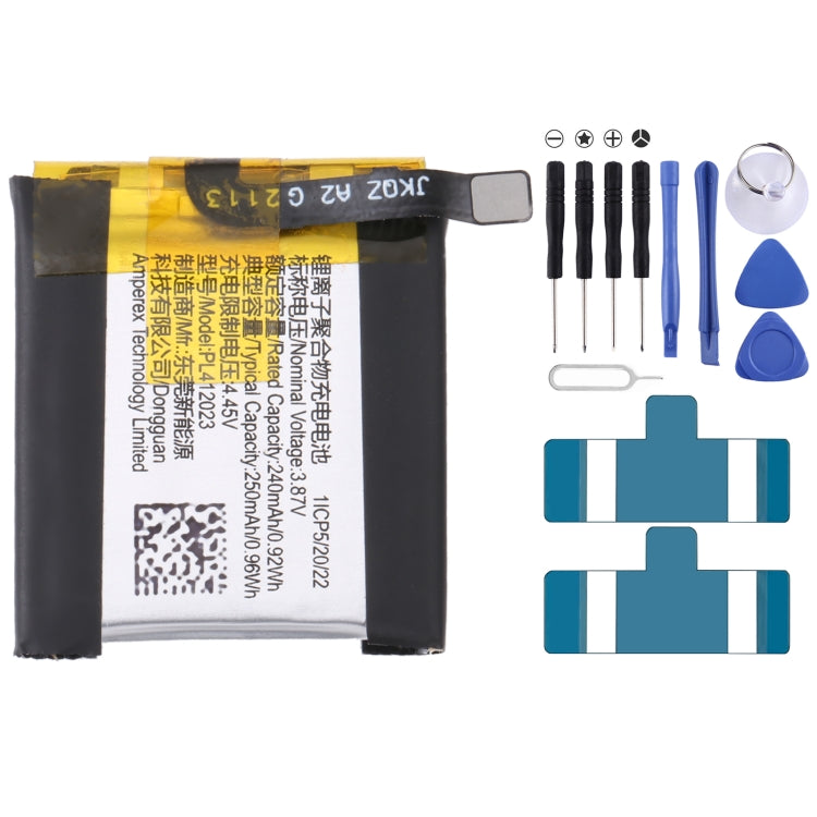 For Samsung Gear Live SM-R382 300mAh EB-BR382ABE Battery Replacement, For SONY Smart Watch 3, For HUAMI AMAZFIT GTS 2 / GTS 2 Mini, For Amazfit GTR 2 / ...