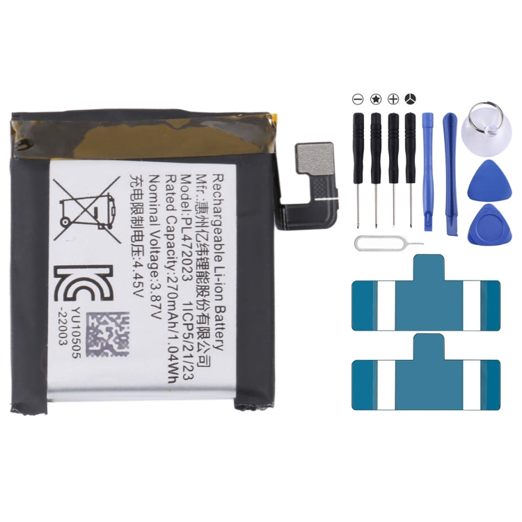 For Samsung Gear Live SM-R382 300mAh EB-BR382ABE Battery Replacement, For Huami Amazfit GTS 4 mini, For Samsung Galaxy Gear 1, For Huami AMAZFIT GTR 47m...