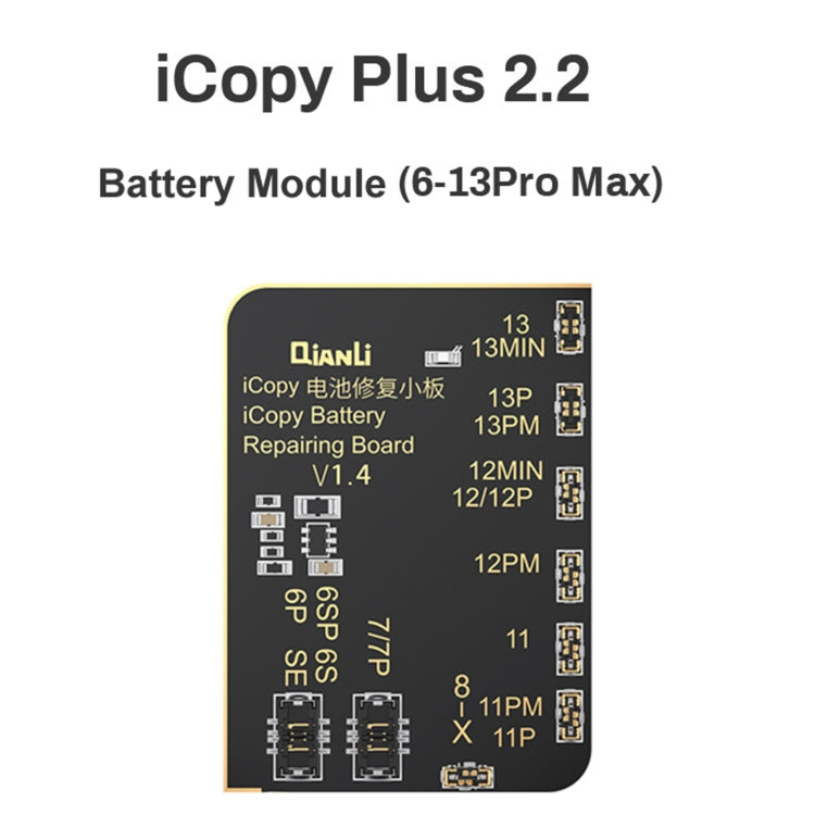 For iPhone 6 - 13 Pro Max Qianli iCopy Plus 2.2 Repair Detection Programmer, Standard Edition, with Battery Board, with Battery Board + Earphone Board  ...