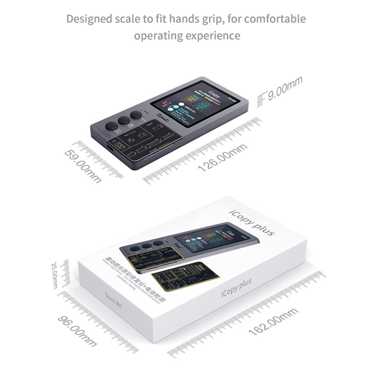 For iPhone 6 - 13 Pro Max Qianli iCopy Plus 2.2 Repair Detection Programmer, Standard Edition, with Battery Board, with Battery Board + Earphone Board  ...