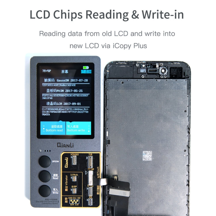 For iPhone 6 - 13 Pro Max Qianli iCopy Plus 2.2 Repair Detection Programmer, Standard Edition, with Battery Board, with Battery Board + Earphone Board  ...