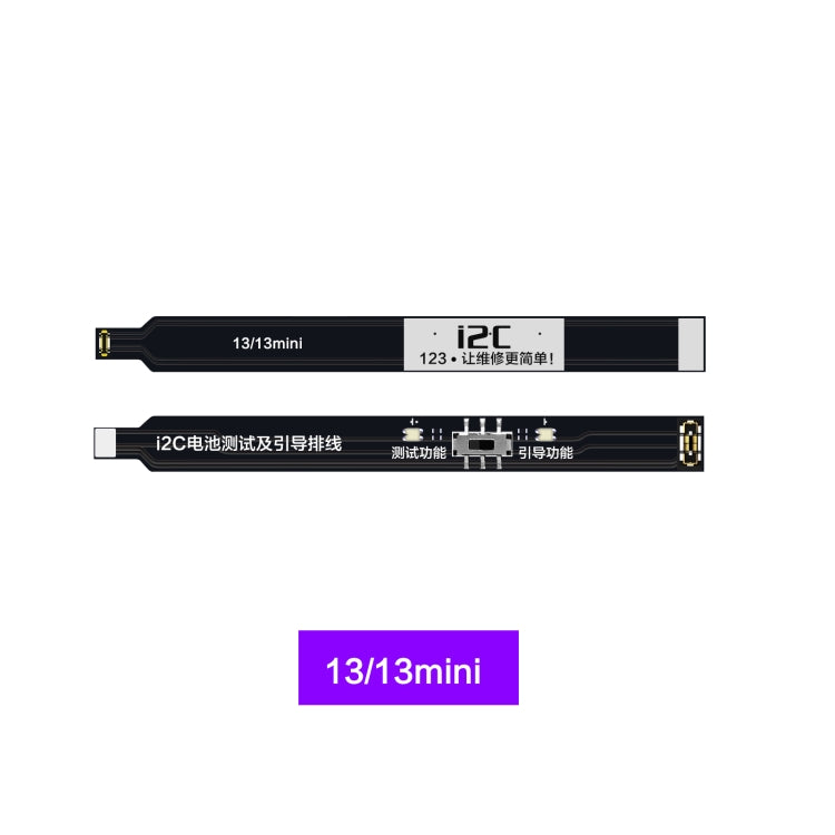 i2C Battery Boot Strap Test Flex Cable, For iPhone 5 SE / 6s / 6 Plus / 6s Plus / 7 / 7 Plus                                                            ...